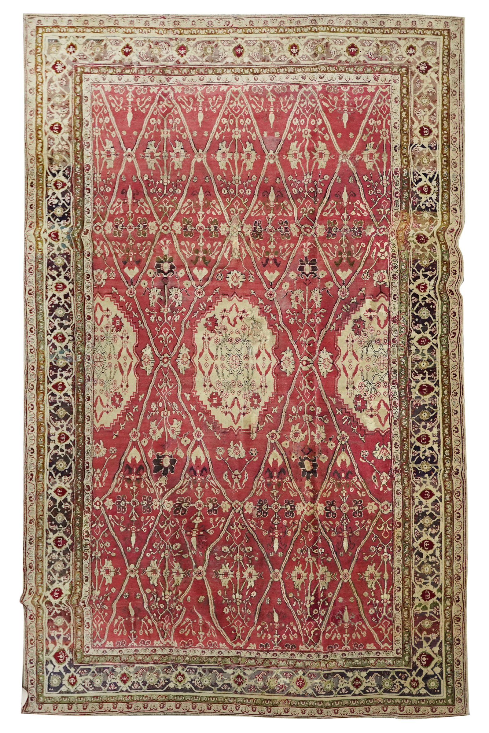 Agra Rug: wool 11' x 7'10"