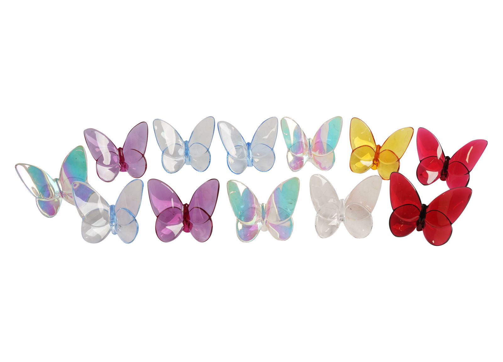 Twelve Baccarat Crystal Papillon Lucky Butterflies (1 of 10)