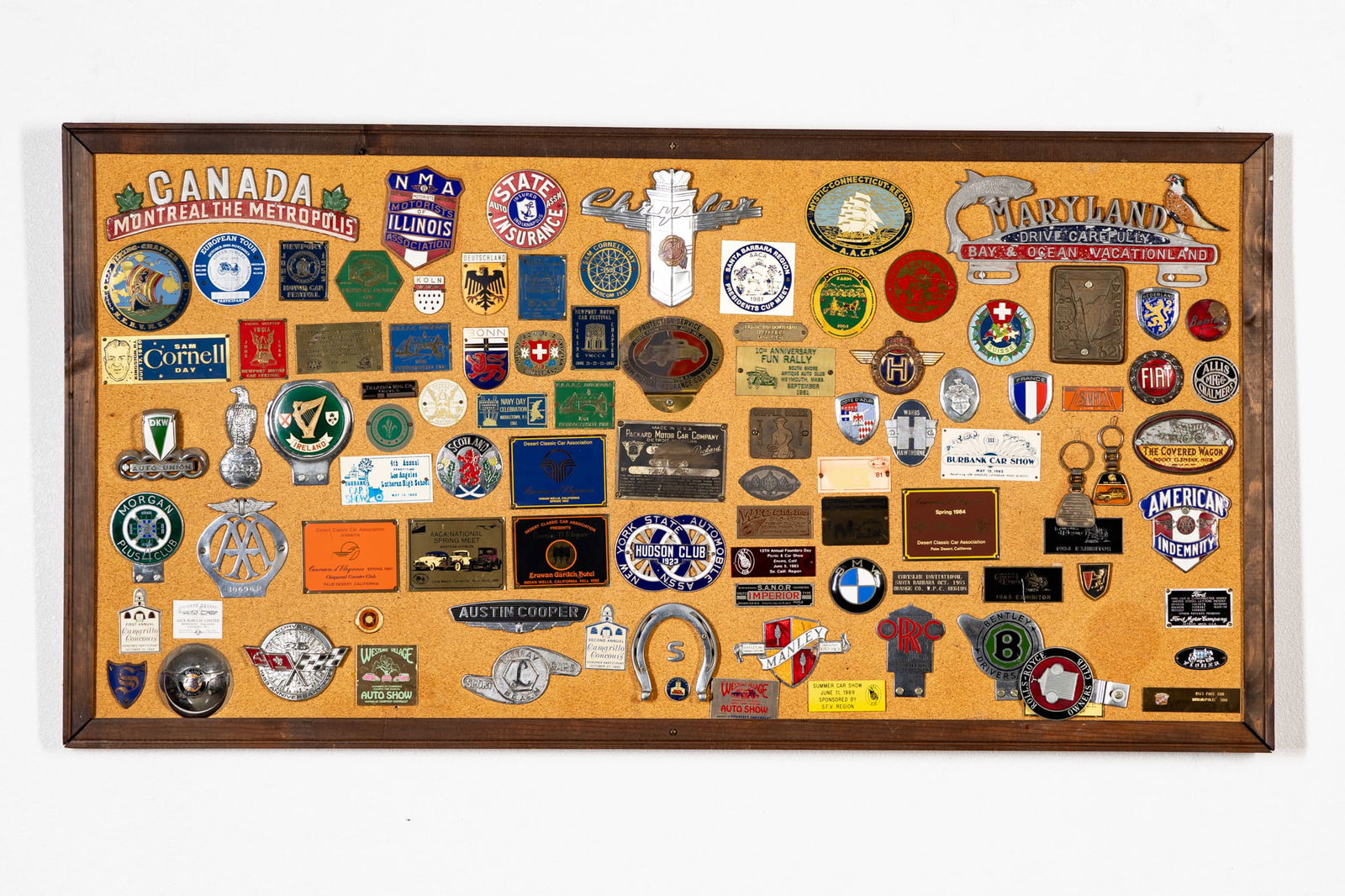 Collection of Assorted Vintage Automotive Badges, and Enamel Emblems (1 of 14)