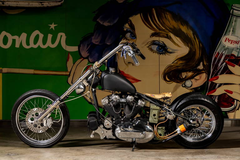 Harley Davidson Engine Custom Chopper Motorcycle