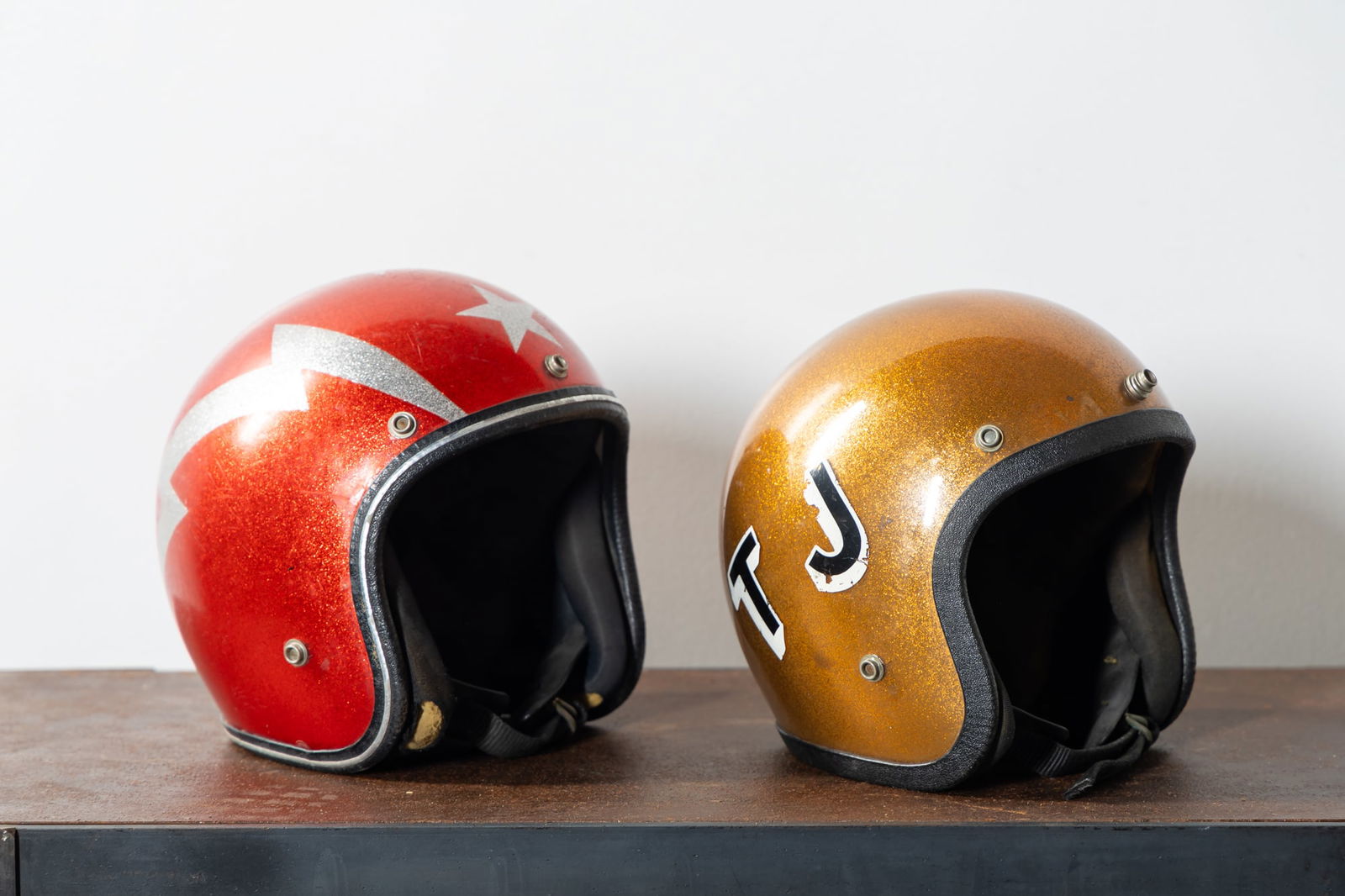 Two Vintage Motorcycle Helmets (1 of 16)