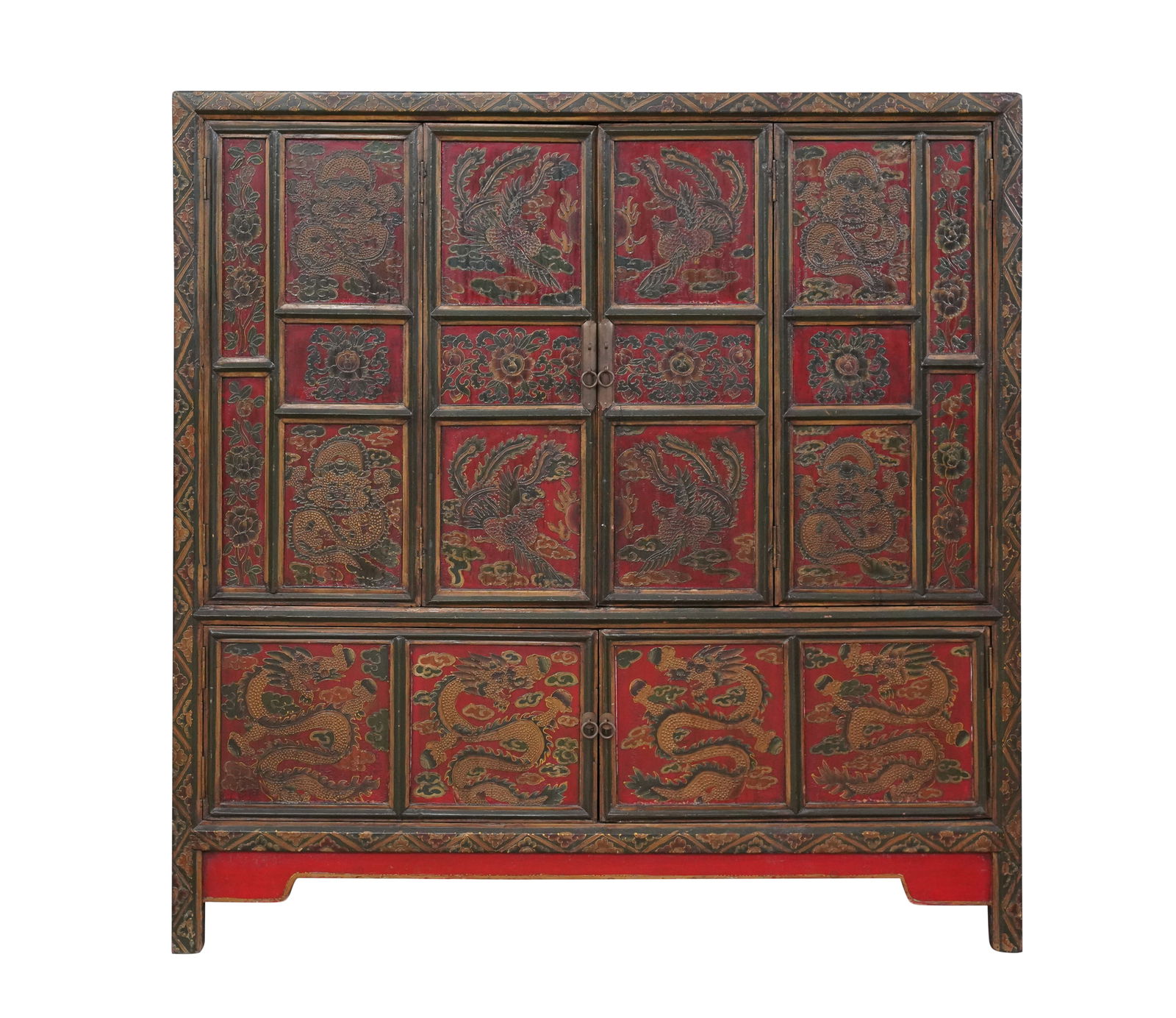 Asian Painted Cabinet (1 of 13)