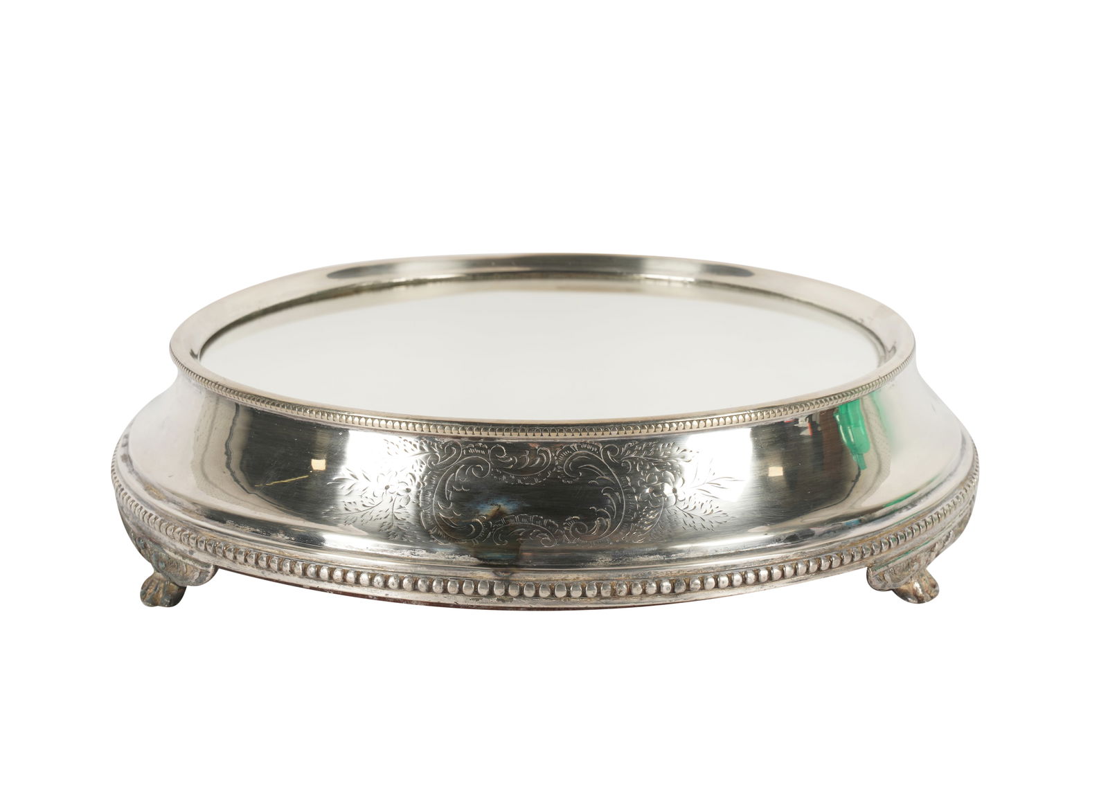 Silver-plated Mirror Plateau (1 of 7)