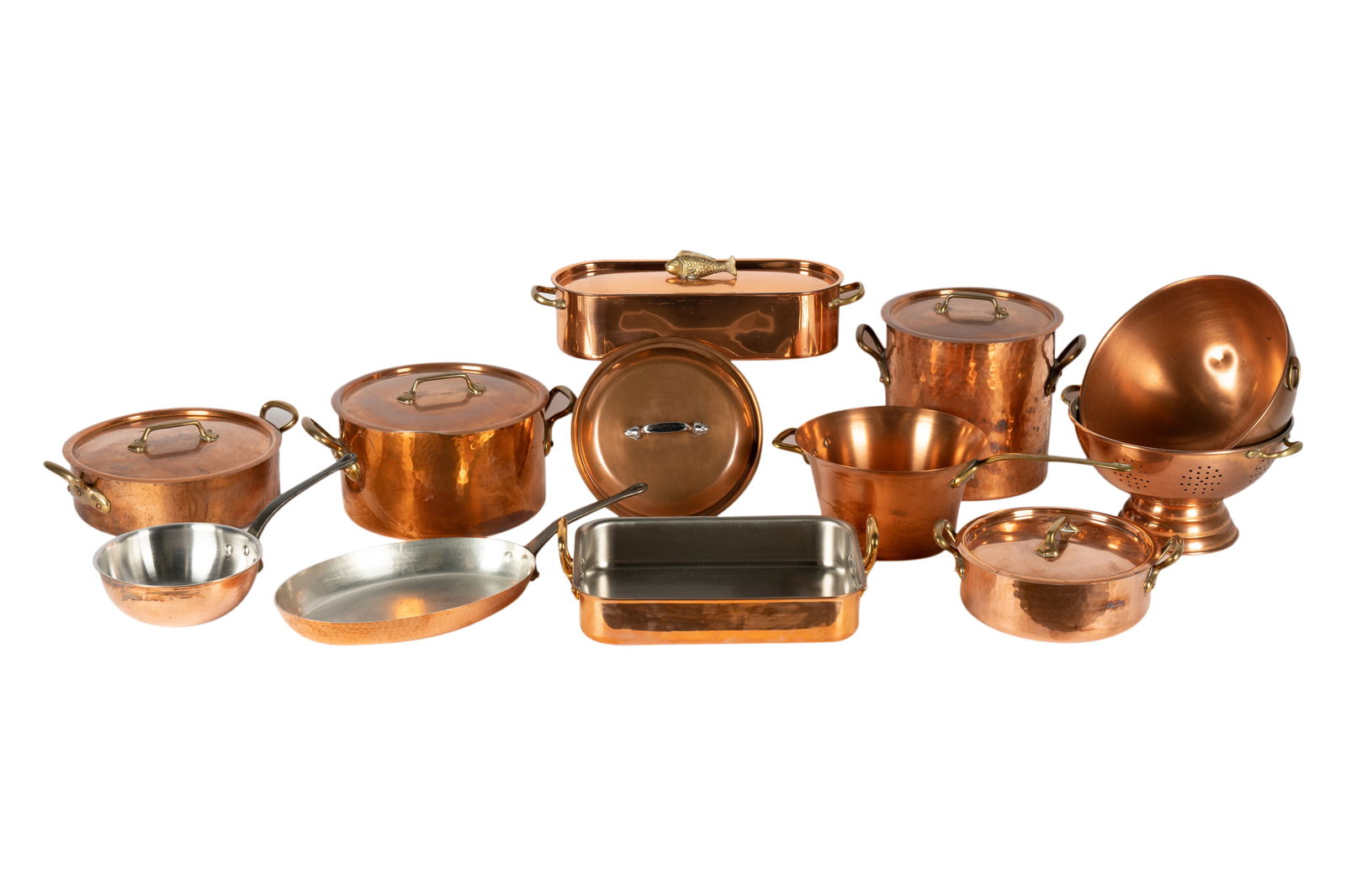 Collection of French Copper and Copper-Plated Cookware (1 of 19)