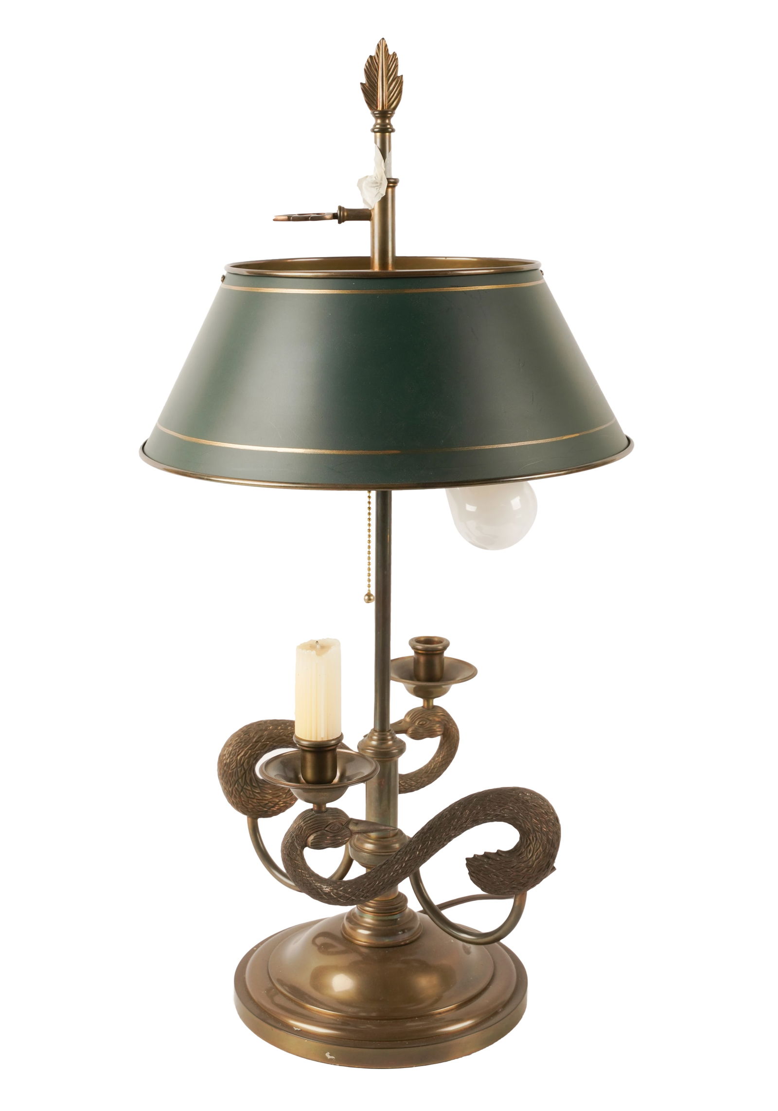 French Empire-Style Bouillotte Lamp (1 of 11)