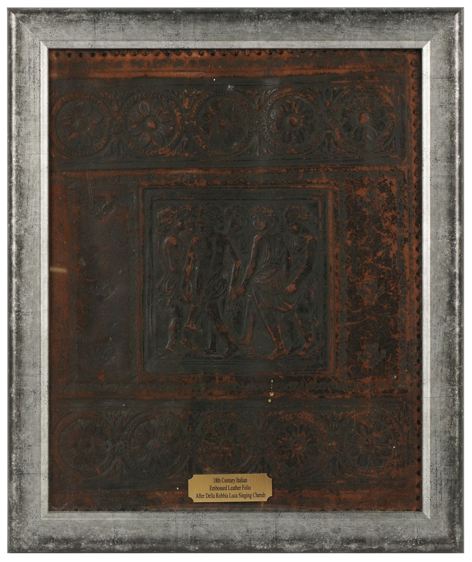 Italian Embossed Leather Folio Cover (1 of 7)