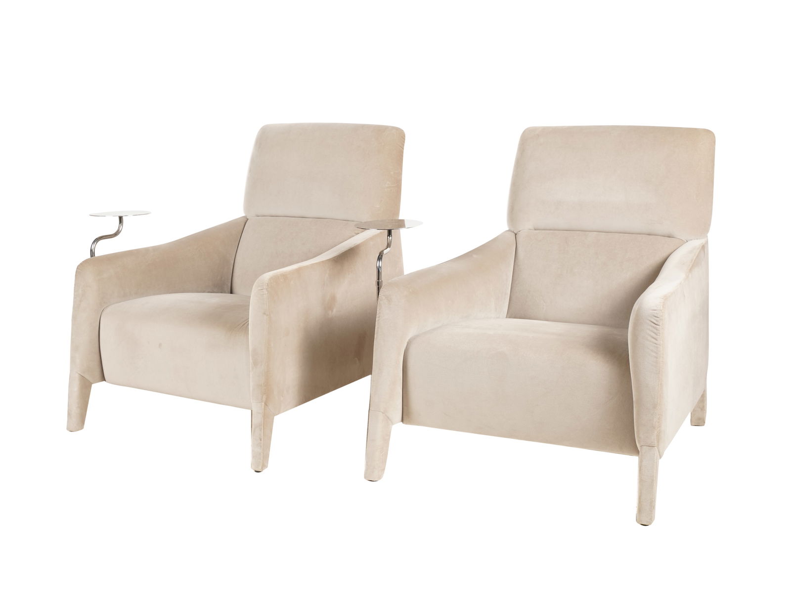 Pair of Fendi Gray Upholstered Side Chairs (1 of 11)