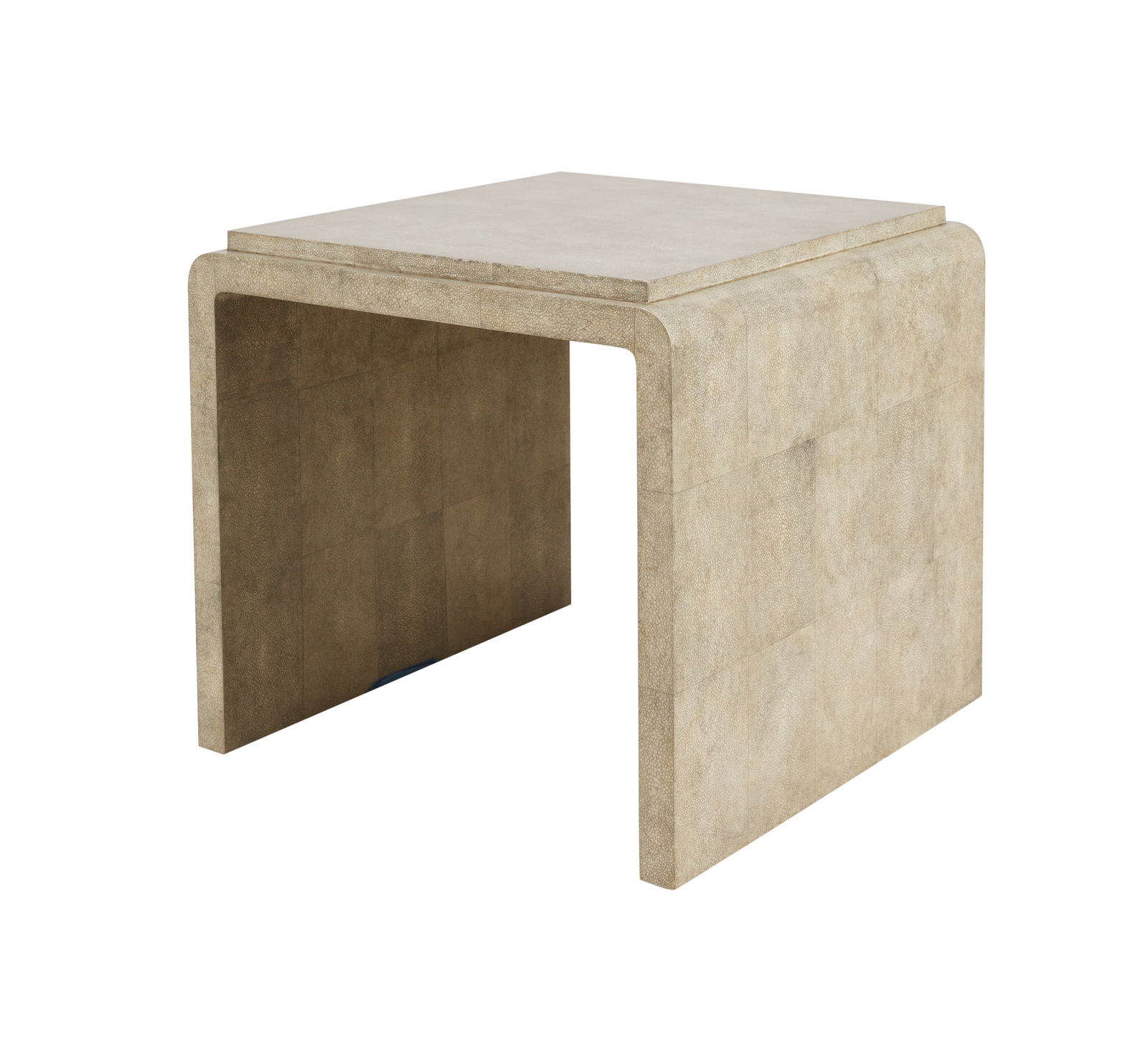 Modernist Faux Shagreen End Table (1 of 6)