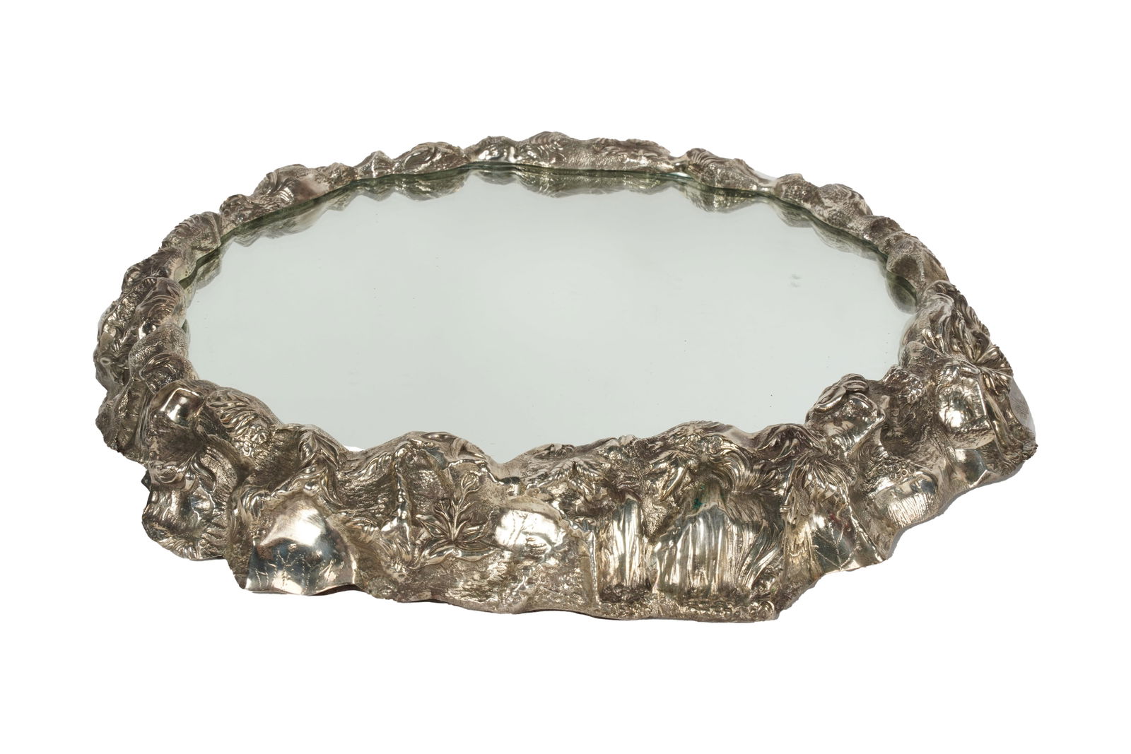 Silver-Plated Mirror Plateau (1 of 6)