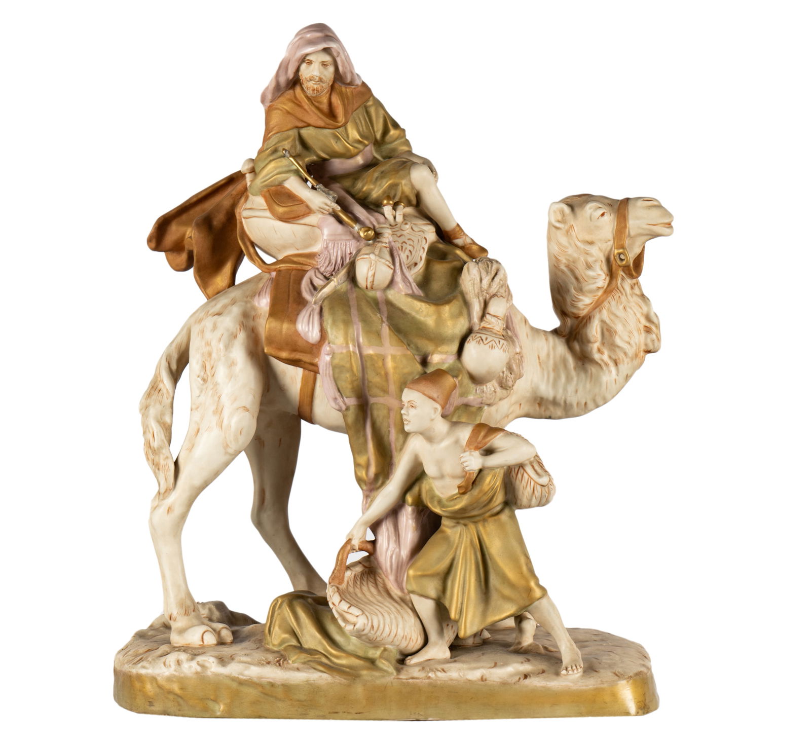 Royal Dux Porcelain Camel Group (1 of 19)