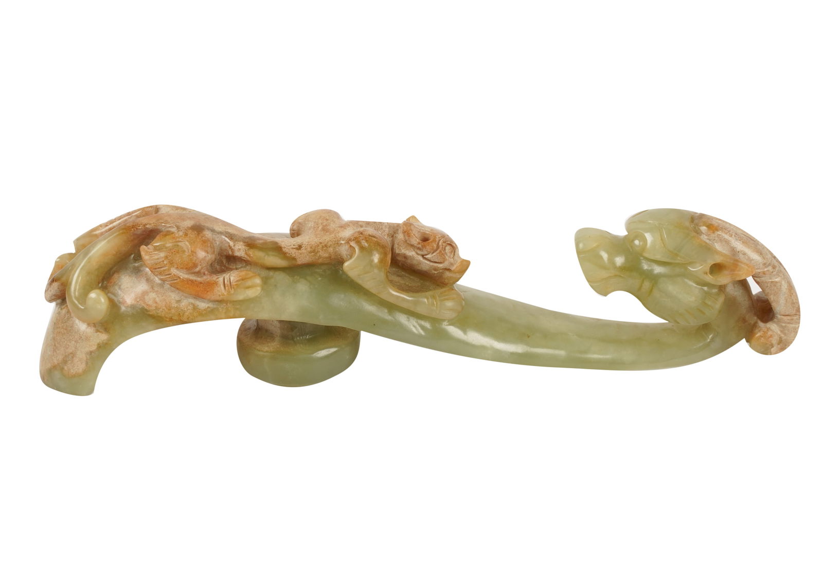 Chinese Carved Jade Buckle (1 of 5)
