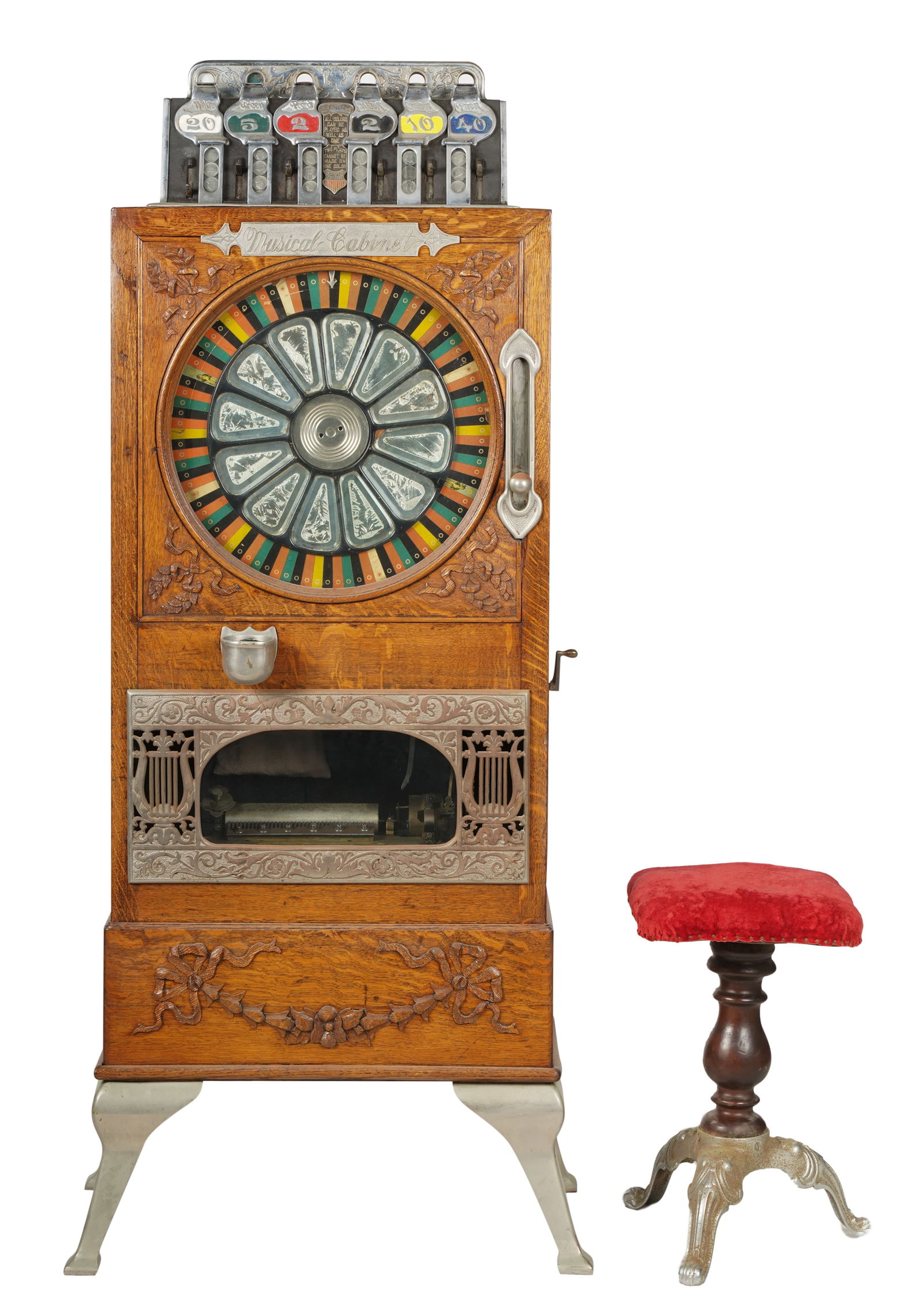 Musical Cabinet Upright Slot Machine (1 of 10)