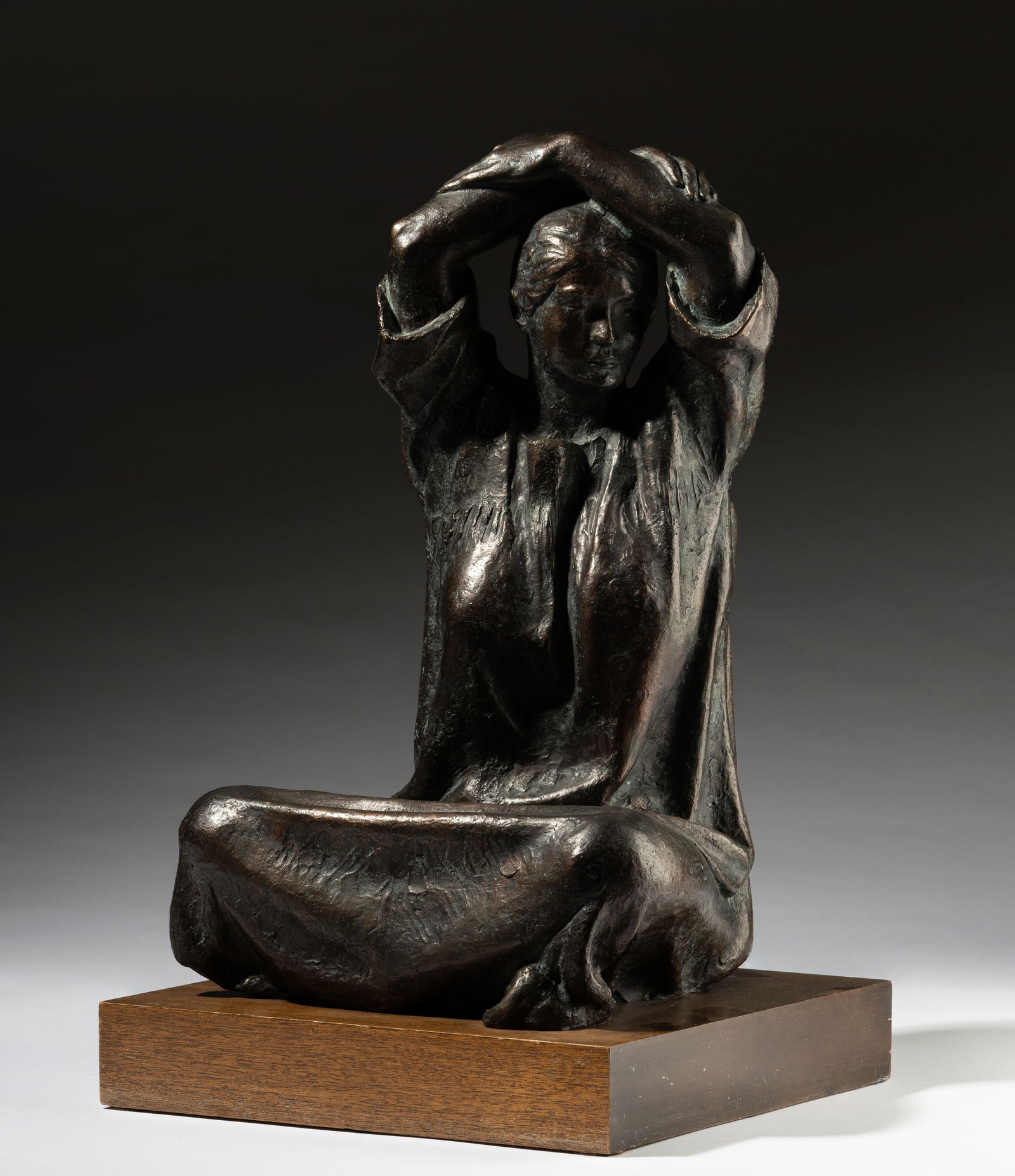 Felipe Castaneda (B. 1933): Seated Woman (1 of 7)