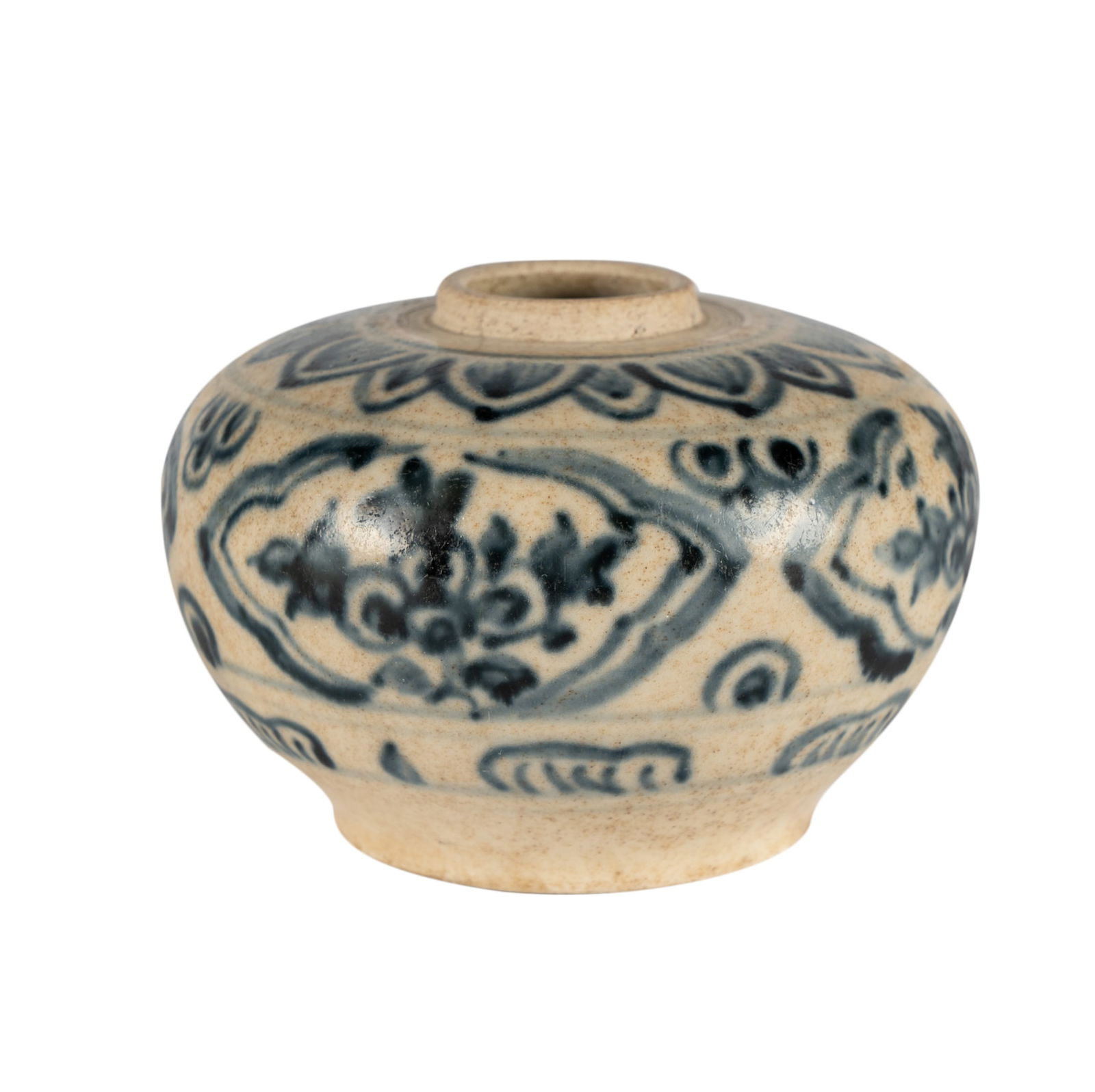 Chinese Blue and White Porcelain Water Jar (1 of 5)