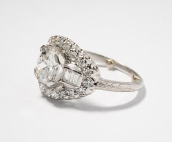 Platinum Diamond Ring