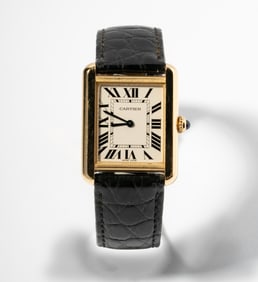 Cartier 18 Karat Yellow Gold Tank