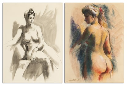Emil Jean Kosa, Jr. (1903 - 1968): Two Works (Nude Figures)
