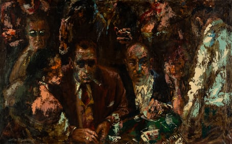 Leroy Neiman (1921-2012): Vegas Blackjack