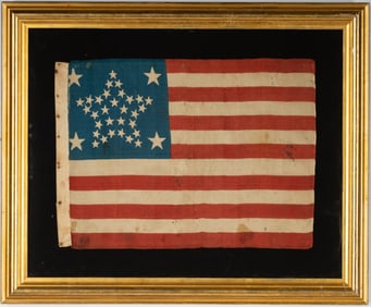 American Civil War Period 34-Star Flag