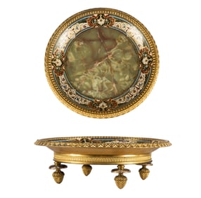 Continental Champleve Enamel Tazza