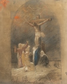 Continental School (Late 19th Century): The Crucifixion