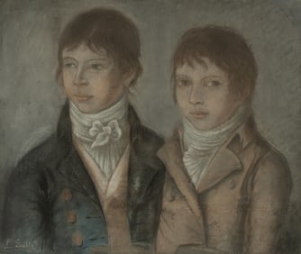 Louis-Leopold Boilly (1761-1845): Portrait of Two boys