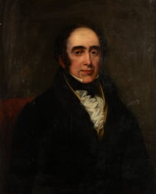 Attributed to James Cole (British, 19th Century): Portrait of a Man