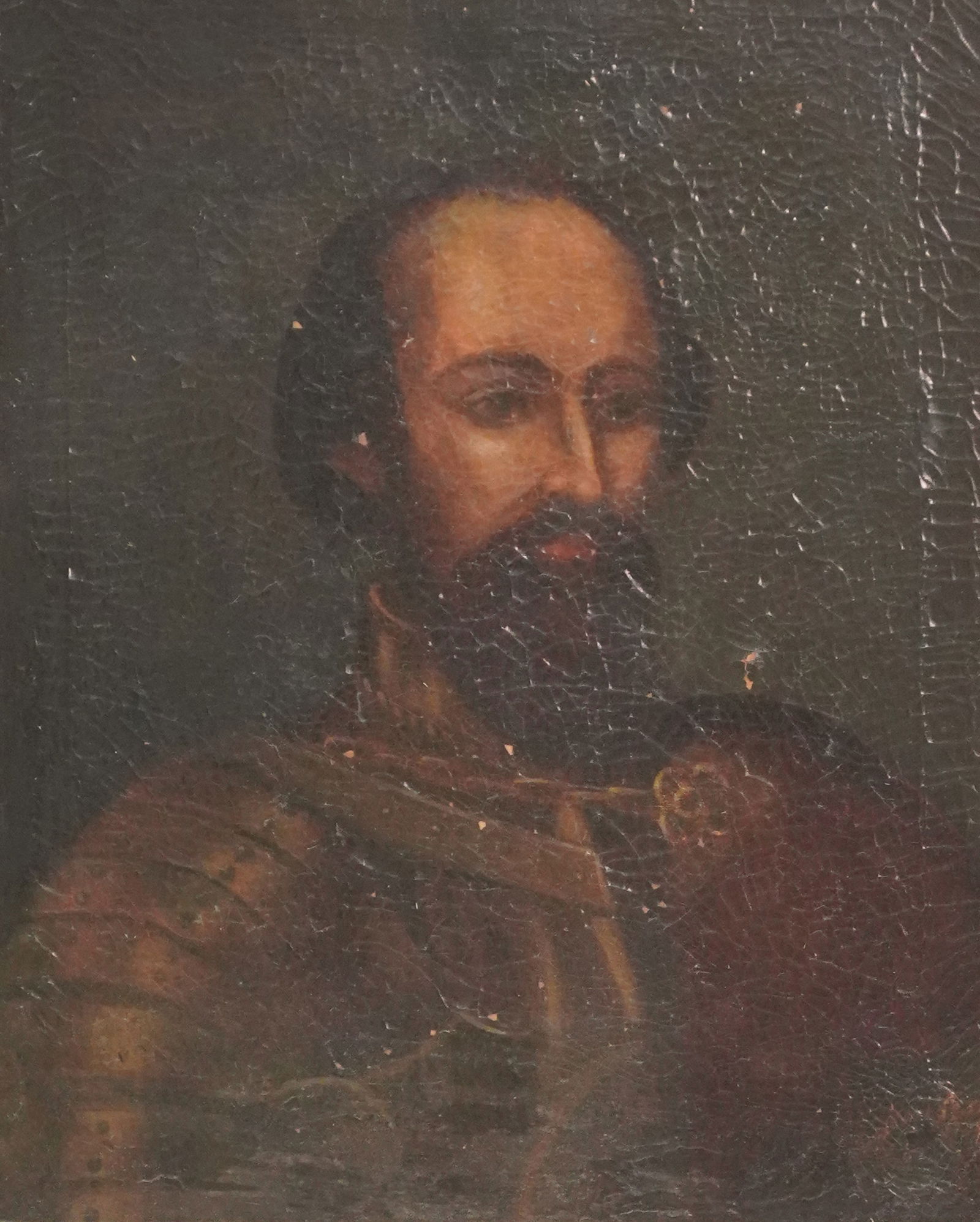 Nick Chavez Continental School: Portrait of Matus Cak Trenciansky: oil on canvas; unsigned, titled to plaque 30 1/2 x 23 1/2 in. (77.5 x 59.7 cm.), Frame: 39 x 32 in. (99.1 x 81.3 cm.) Provenance: Property from the Estate of Nick Chavez, the revered hairstylist behin