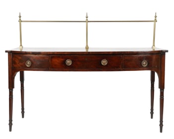 Georgian Line-Inlaid Mahogany Sideboard