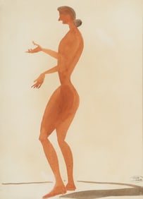 Andre Derain (1880-1954):Le Modele (Nude Study)