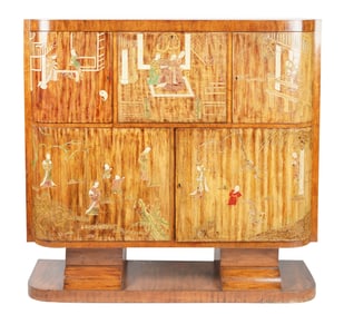 Art Deco Lacquered Cabinet