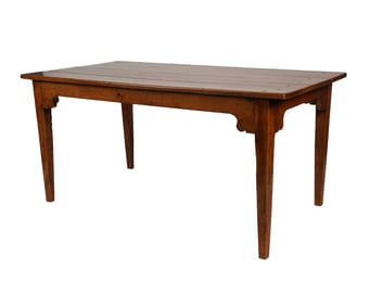 Continental Provincial Fruitwood Table