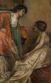 Louis (Lajos) Mark (1867 - 1942): The Red Kimono