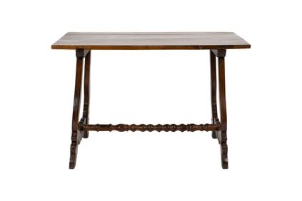 Spanish Baroque-Style Trestle Table