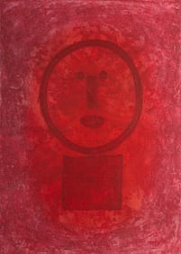 Rufino Tamayo (1899-1991): Cara En Rojo
