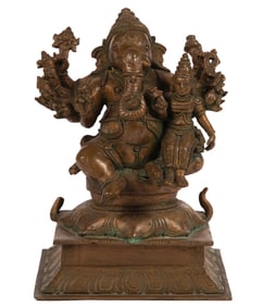 Southeast Asian Bronze Figure of Ganesh