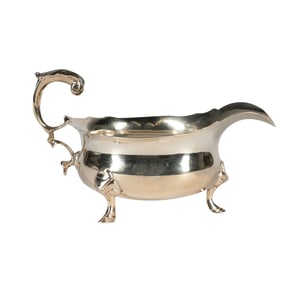 Tiffany and Co. Georgian-Style Sterling Sauce Boat