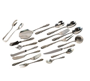 Buccellati Sterling Flatware Service for Eight
