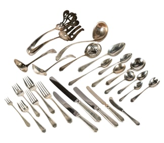 Dominick and Haff Sterling Flatware Service