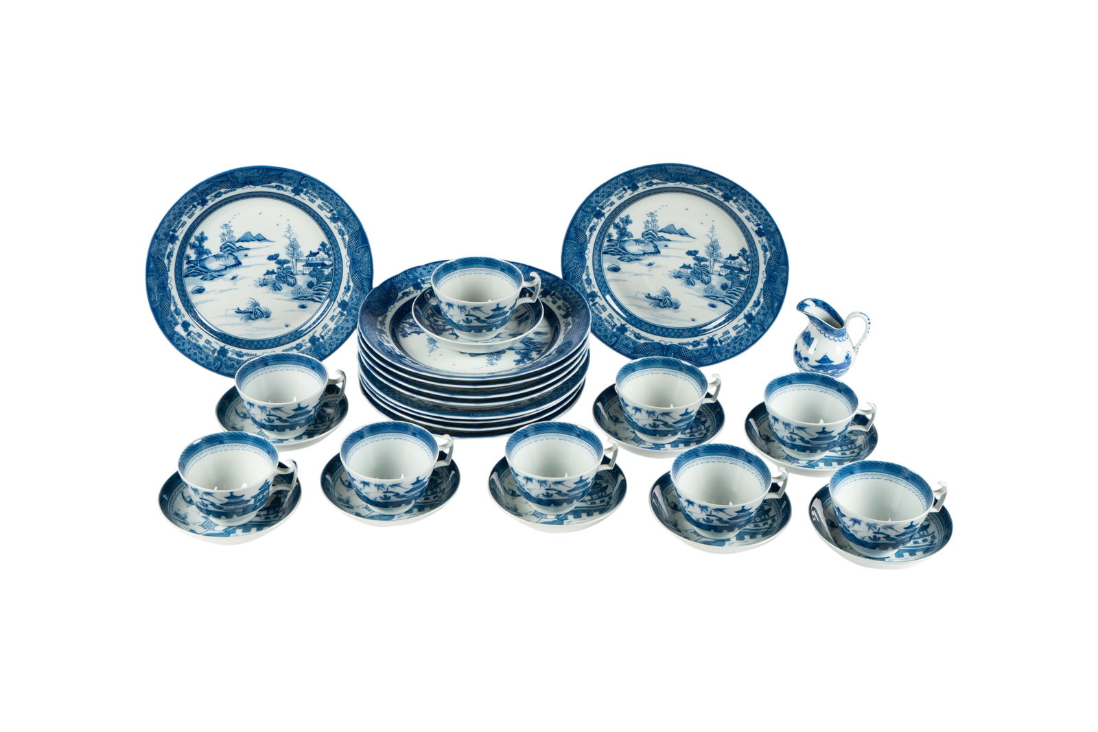 Mottahedeh Blue and White Porcelain Partial Service (1 of 16)