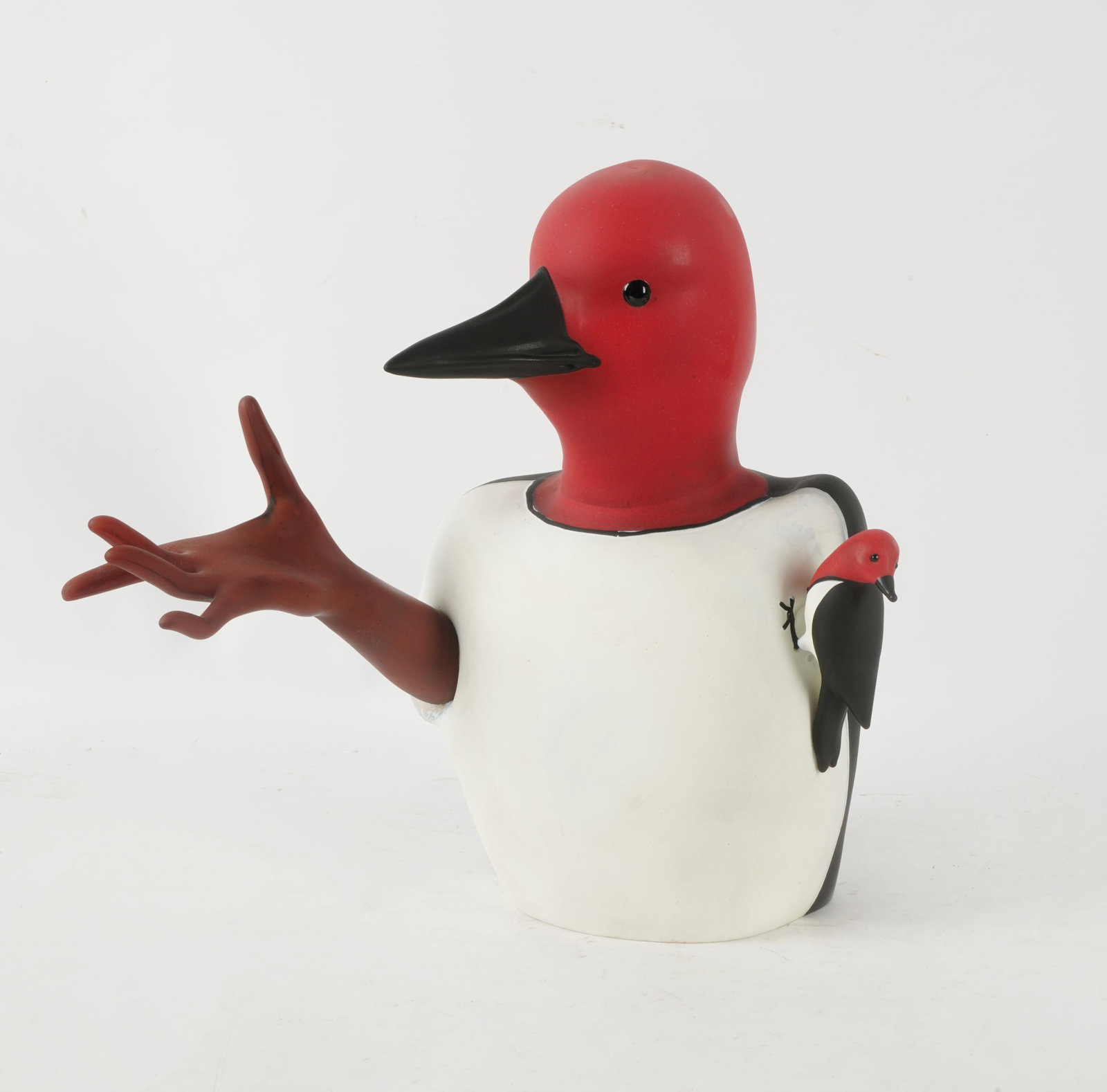 Art Glass Bird Sculpture: unsigned 14 x 14 x 12 in. (35.6 x 35.6 x 30.5 cm.) Provenance: Property from a Los Angeles, CA Estate