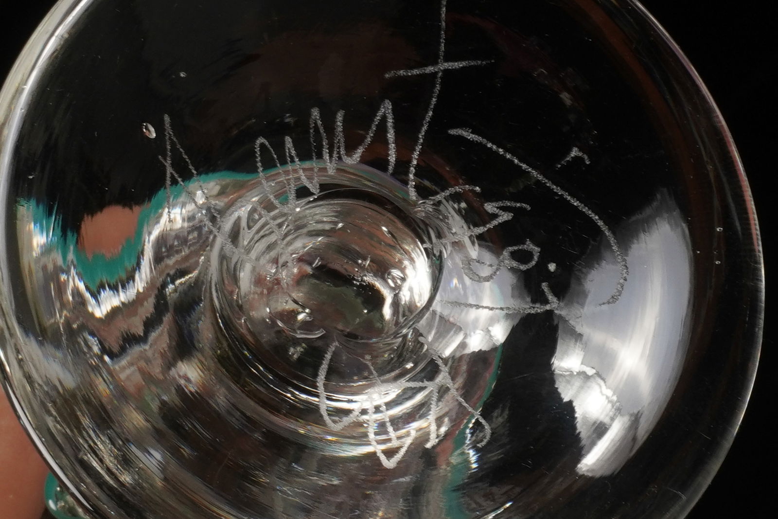 Four William Bernstein Handblown Glass Goblets (1 of 7)