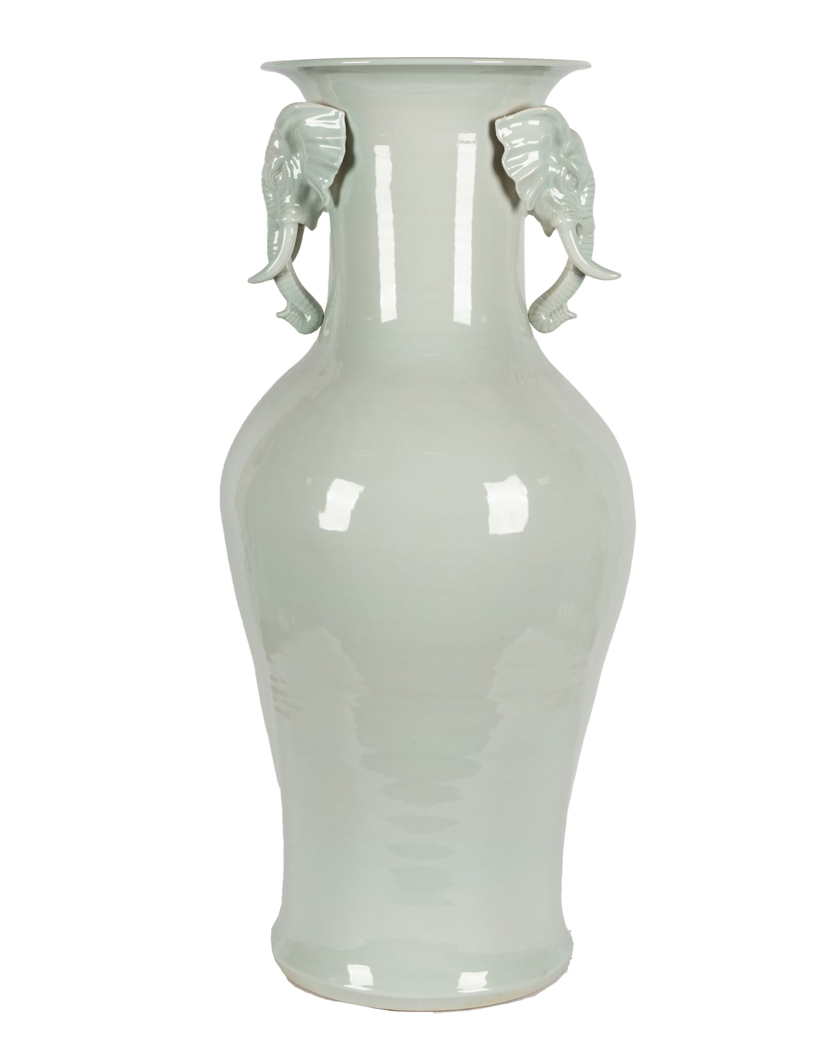 Chinese White-Glazed Porcelain Floor Vase (1 of 14)
