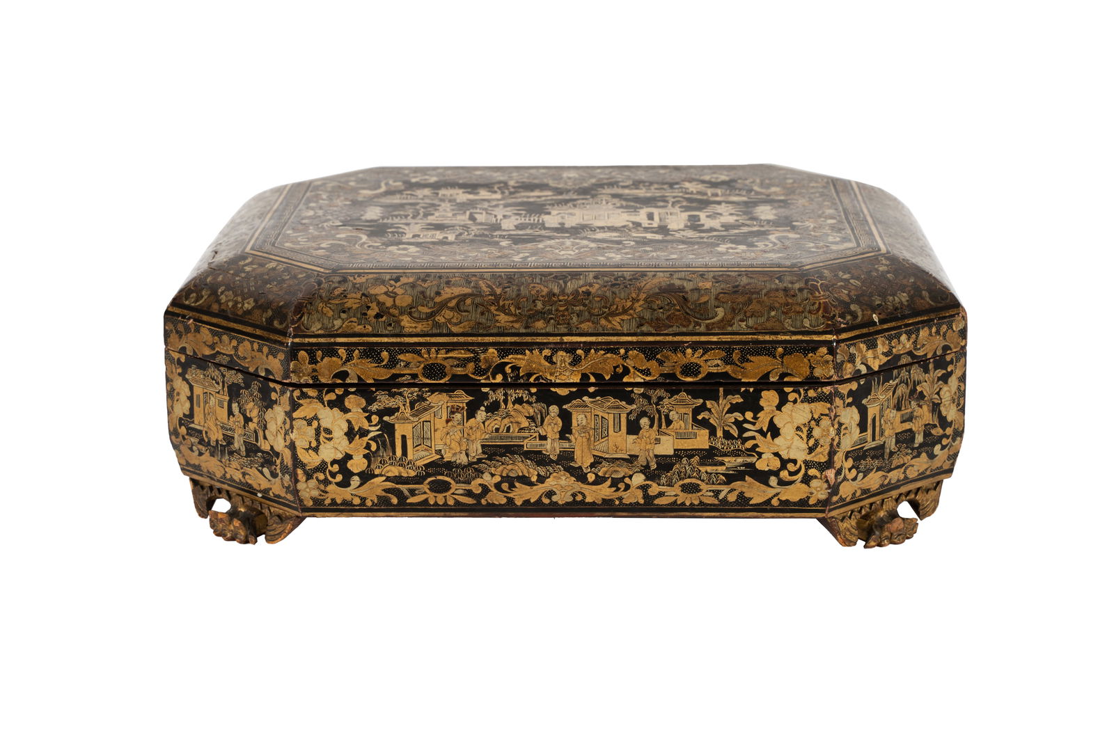 Chinese Export Lacquered Box (1 of 13)
