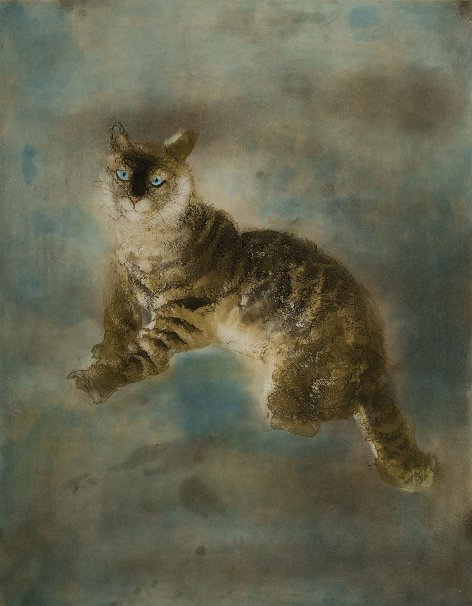 Kaiko Moti (1921-1989): Cat (1 of 12)