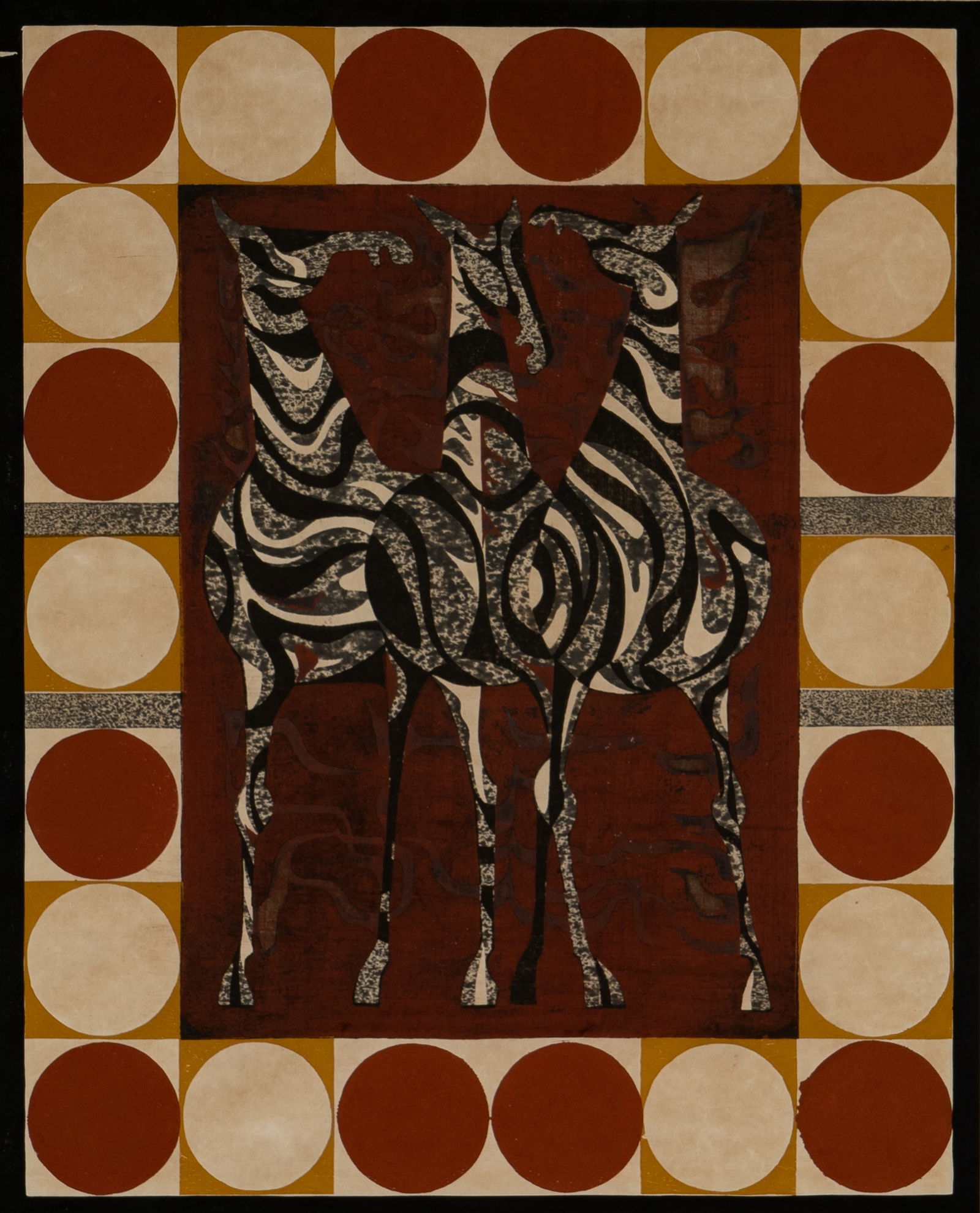 Tadashi Nakayama (B. 1927): Flaming Horses (1 of 11)