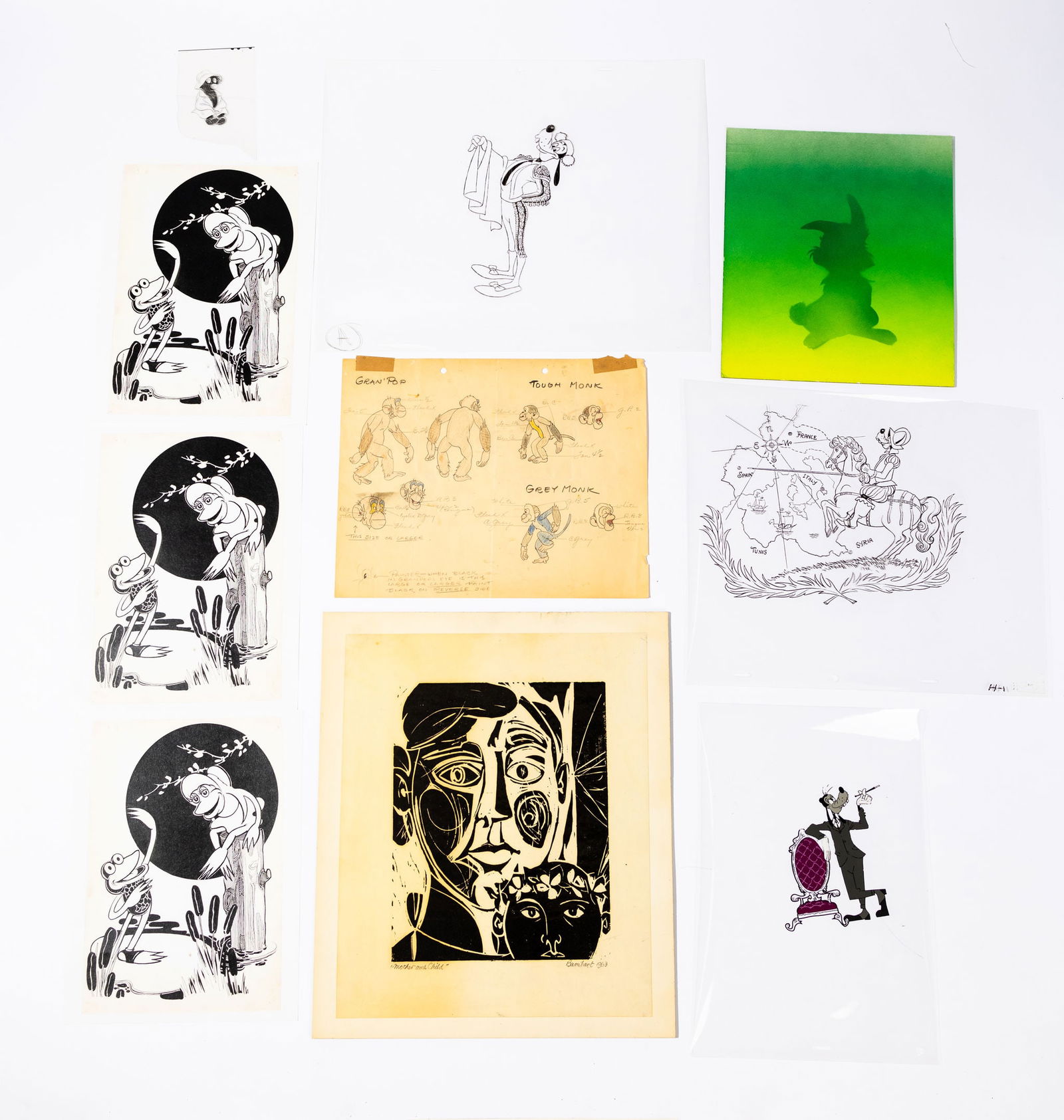 Portfolio of Cell Fragments and Drawings (1 of 8)