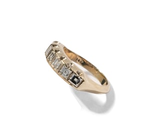 14 Karat Yellow Gold Diamond Ring