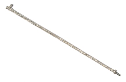 Platinum And Diamond Bracelet
