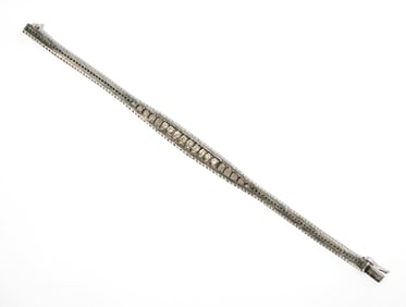 18 Karat White Gold Diamond Bracelet